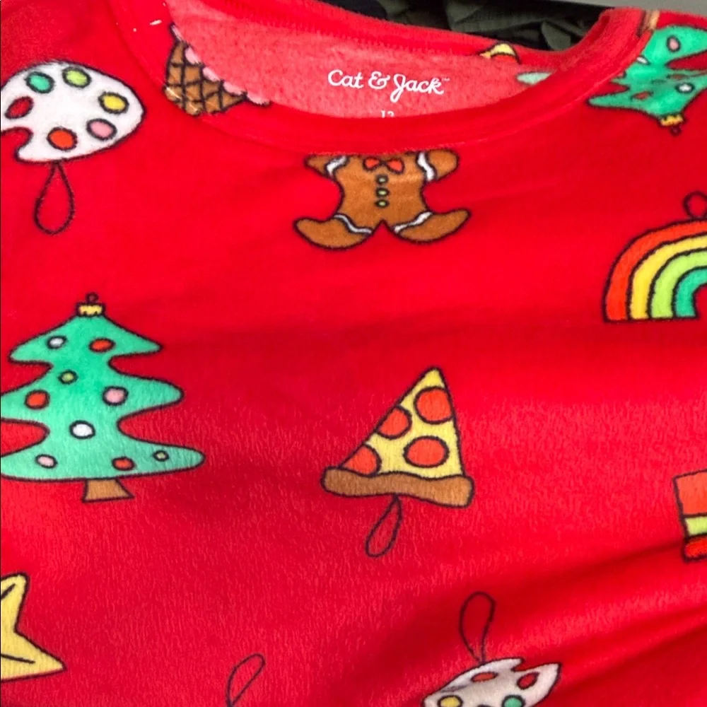 Cat & Jack Red Holiday Pajama Set